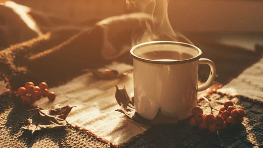 herbs for emotional balance hot tea in a mug Apotheka Herbal