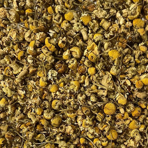 organic dried chamomile flowers