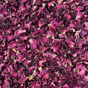 organic dried rose petals