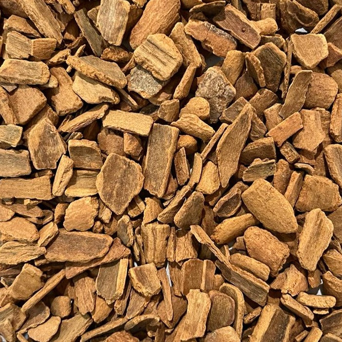 close-up of cinnamom chips Apotheka Herbal