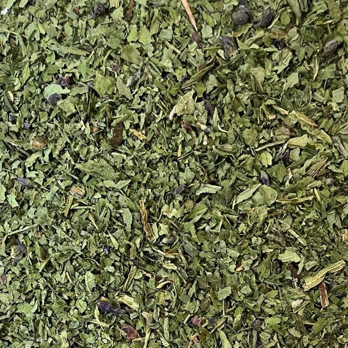 close-up of organic comfrey leaf Apotheka Herbal