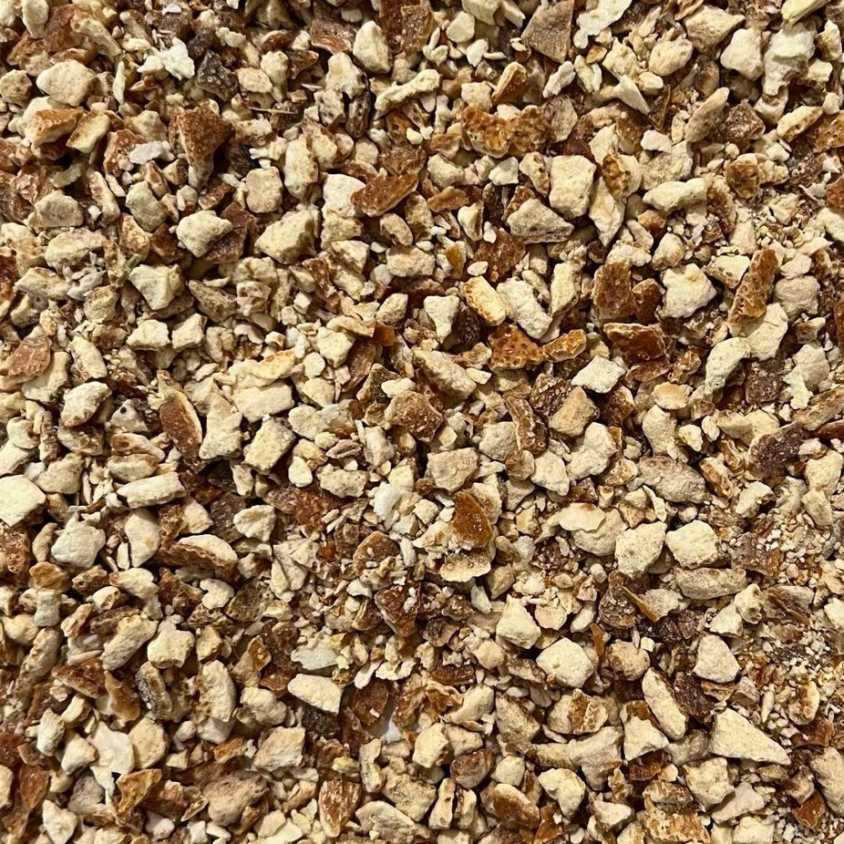 closeup of organic orange peel Apotheka Herbal